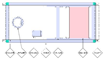 D、初效V型高效组合新回风混合，配初效v型高效过滤段，适用于有一-定的舒适性和洁净度要求的场所。